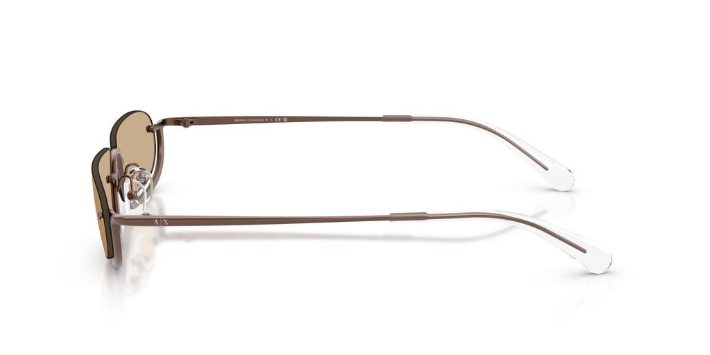 Armani Exchange Sunglasses Matte Bronze Dark Brown 58mm 61067358 0AX2058S [ARMANI EXCHANGE]