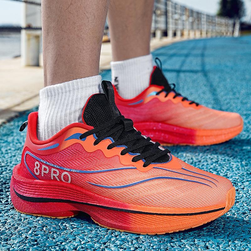 Ultra-light 8pro sports shoes men's professional of the same style, older children's running shoes, racing, breathable, shock-absorbing popcor