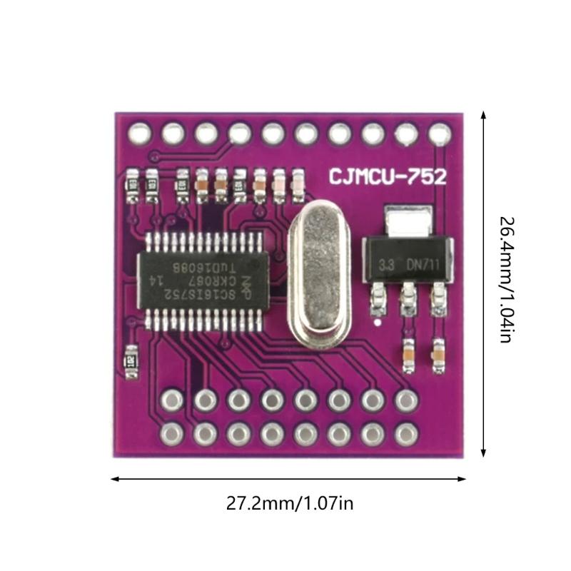 SC16IS752 Double Channel UART To I2C SPI Converters Module With 115200Bps For IoTs Embedded Systems