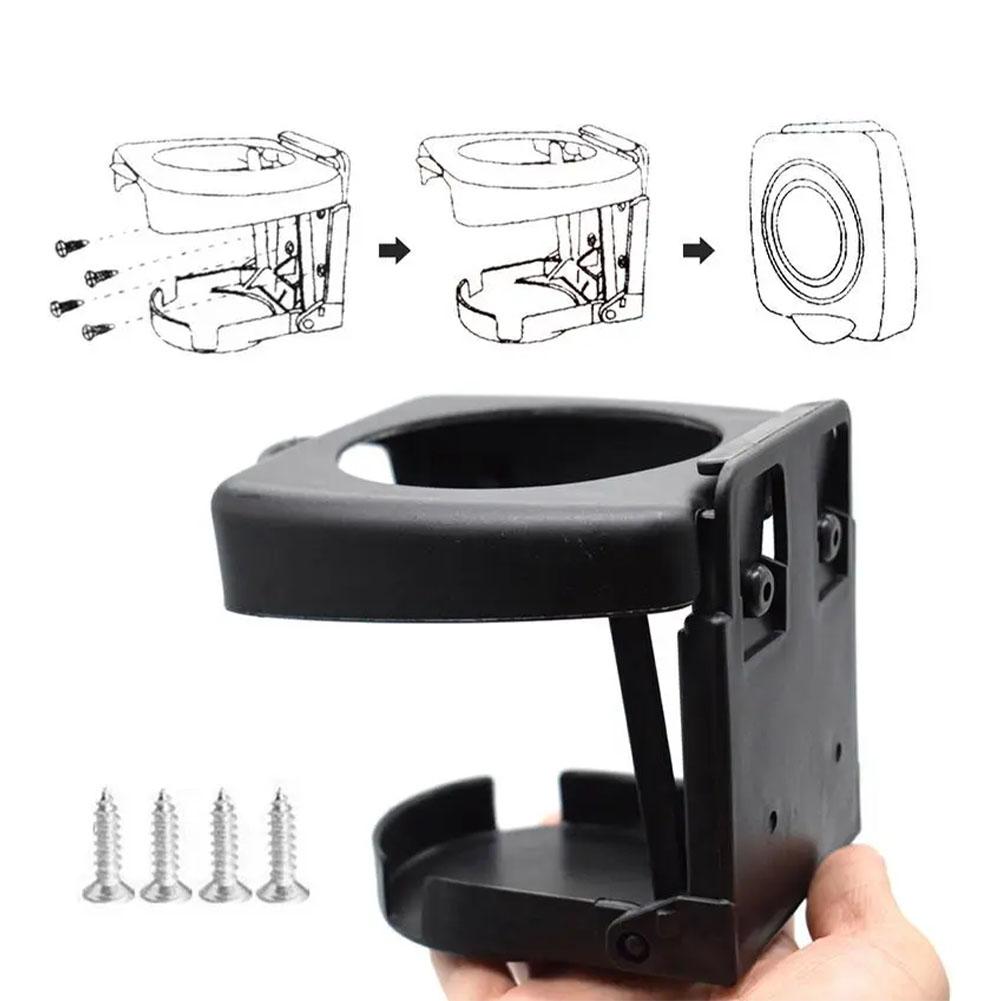 Air conditioning outlet beverage rack Folding Car cup holder Black Drink Holder Multifunctional Drink Holder Auto Supplies