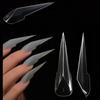 70 PCS Mechanical Dragon Claw Dual Nail Forms For Poly Extension Gel Nail Molds Nail Extension Forms For Building Gel Manicure