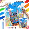 Digital Oil Painting Art Kit Stitch Roller Coaster Handmade Coloring Painting Home Decor