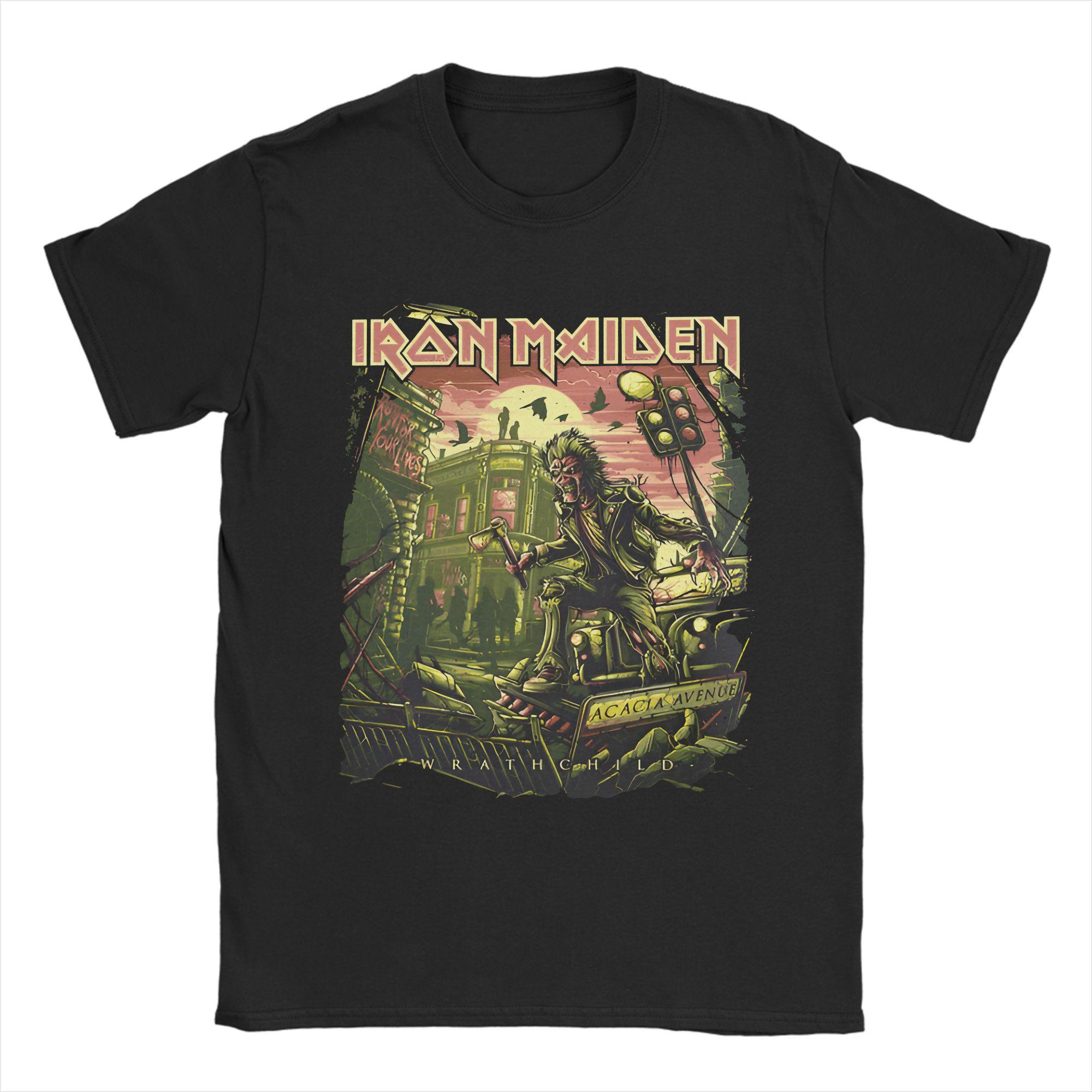 

Summer Irones Maidenes 2026 Run for Your Lives World Tour T Shirt for Men Women 100% Cotton Tee Shirt Short Sleeve Clothes 2XL