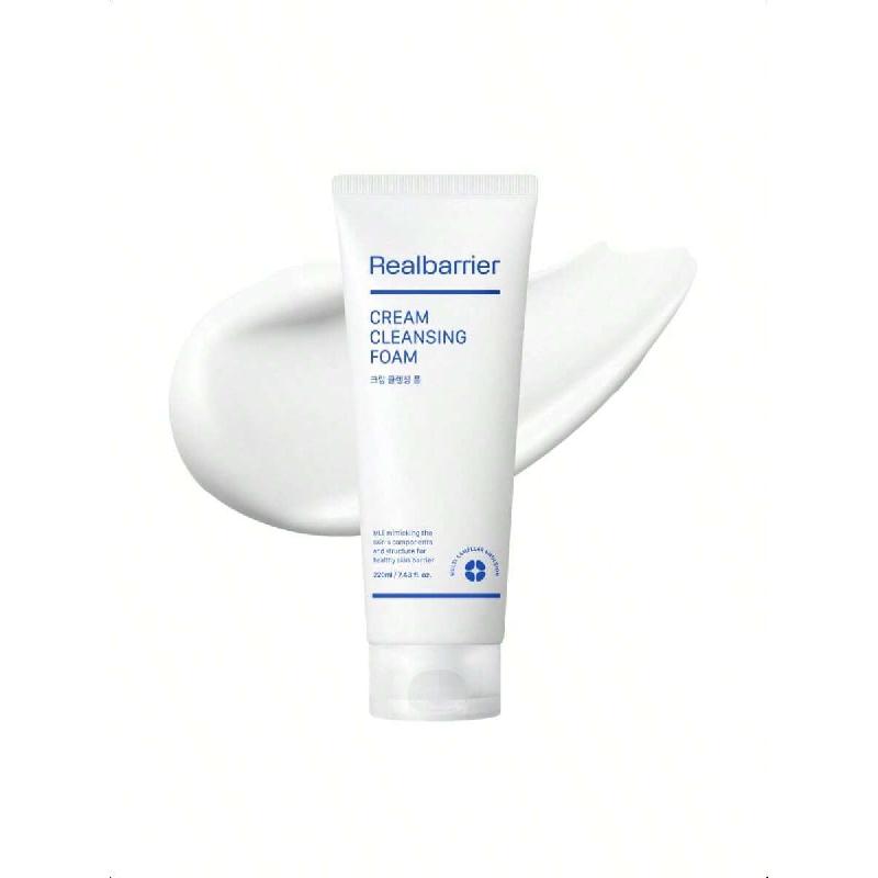 

Real Barrier Cream Cleansing Foam 120ml| Skin Barrier Face Wash | Sulfate-Free Amino Acid Moisturizing Face Cleanser | Ceramide Korean Facial Wash 120ml