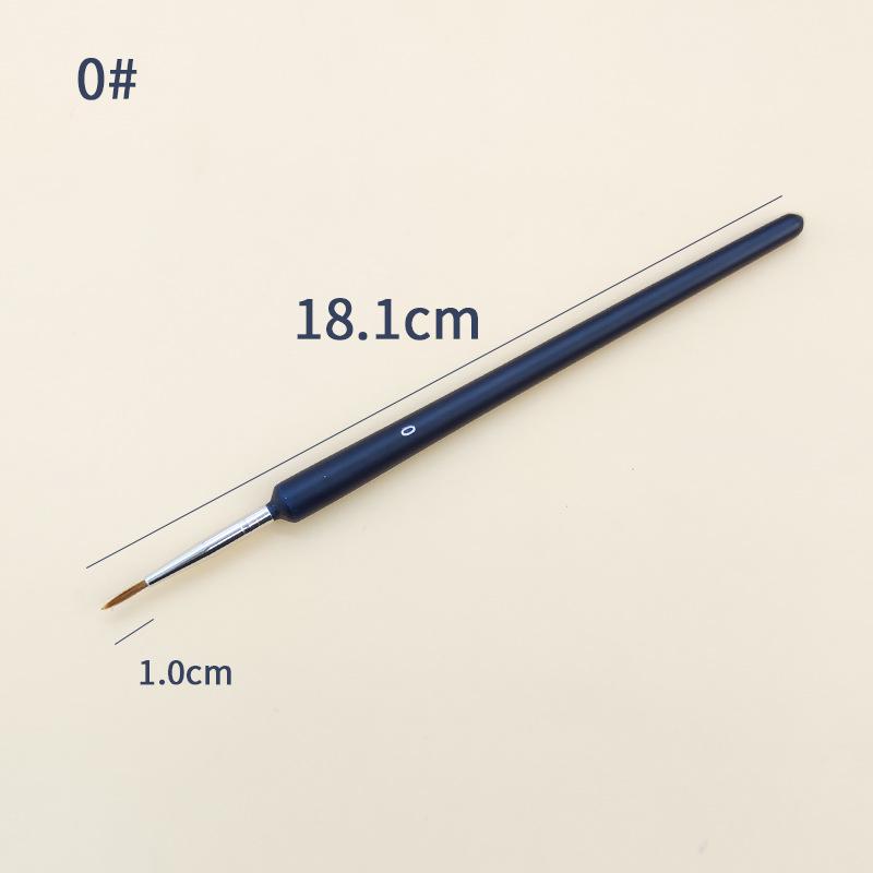 Wolf Hair Liner Brush for Fine Art Outlining and Edge Detailing in Oil Painting.