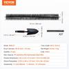 Gutter Brush, 80 Feet Total Length 4.33 Inch Diameter Gutter Cleaning Tools, Ground-Level Gutter Brush Leaf Guard for 5 Inch Gutters, Easily Clear
