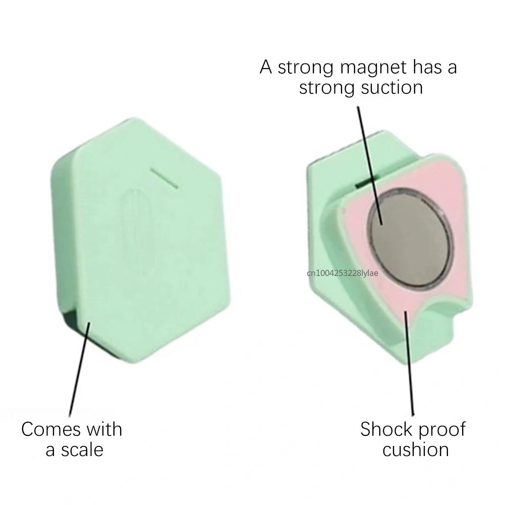 3/1 Stück Magnetischer Nahtführungslineal für Nähmaschine Polygonal Anti-Kräusel Positionierer Universelles Positionierungswerkzeug Nähzubehör
