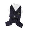 Dog Suit Tuxedo Formal Pet Wedding Party Suit For Small Medium Dogs Cosplay Prince Costume Gentleman Apparel Puppy ClothingXJ240