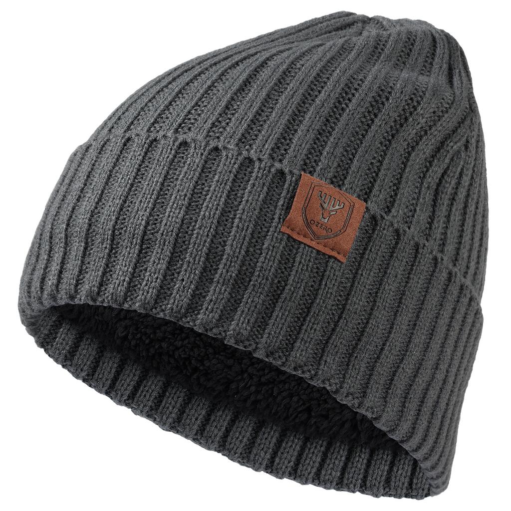 Knitted Hats for Men and Women Warm Ear Protection Winter Hats Plus Velvet Cold-proof Outdoor Cycling Hiking Mountain Climbing Couples Cold Hats