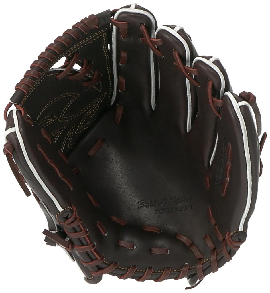 ZETT Pro Status Baseball Glove for Brown Size 4 Pitchers, Right-Handed Throw, (3700), (BPROG411)