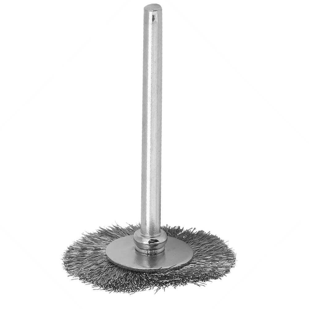 10 Pcs Polishing Brush Steel Wire Flat Type Brush Hd(3*25mm)