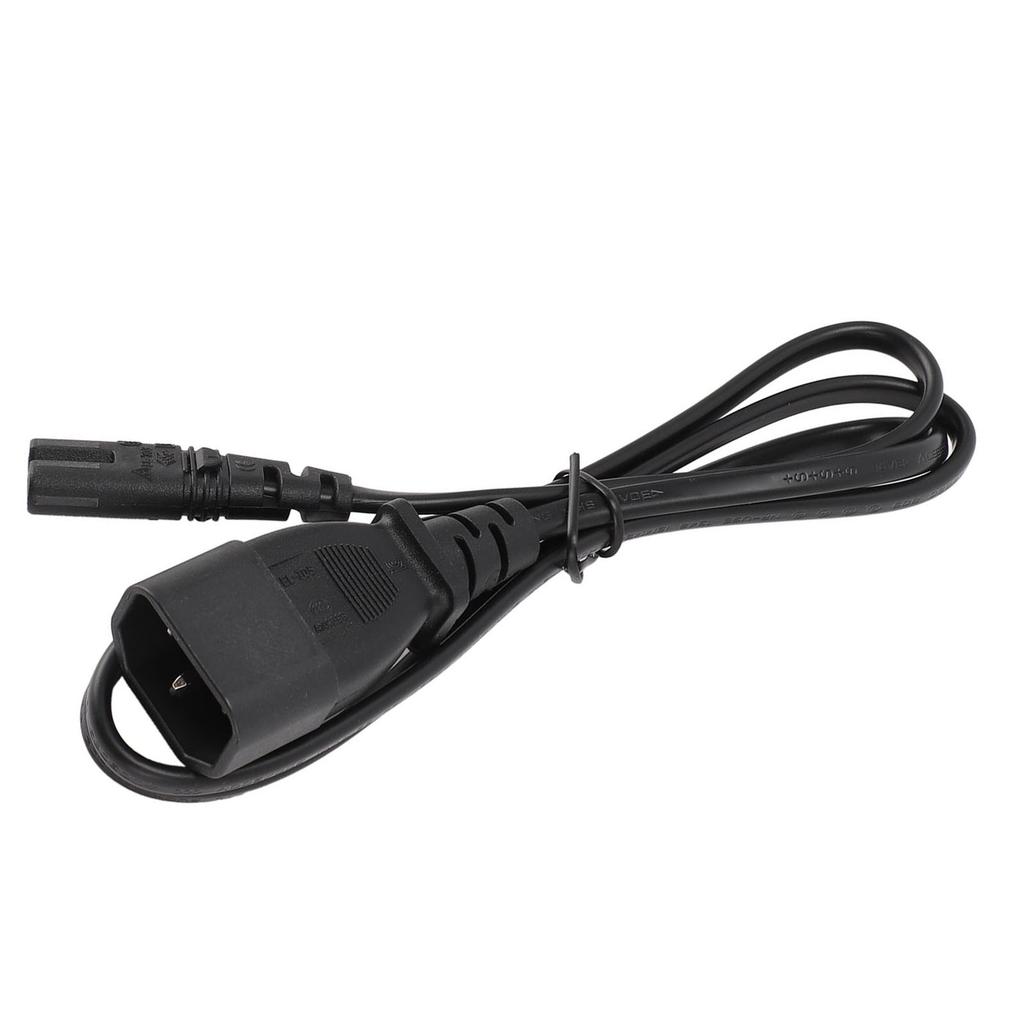 IEC320 C14 Male To IEC320 C7 Female Power Cord 1m 2.5A To 10A Extended Cable C14 To C7 Adapter