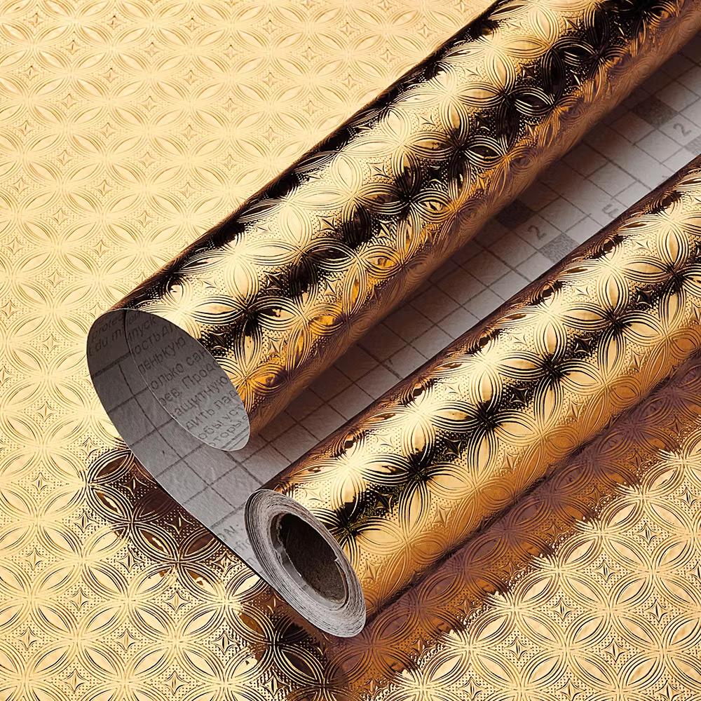 Kitchen  PVC Self-adhesive Oil Resistant Wallpaper Aluminum Foil Paper Drawer Moisture-Proof Thickened Waterproof