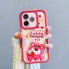 KEYSION Shockproof Case for HONOR X5c Plus with Lanyard Soft Silicone Cute 3D Cartoon Doll Phone Cover for Huawei Honor X5c