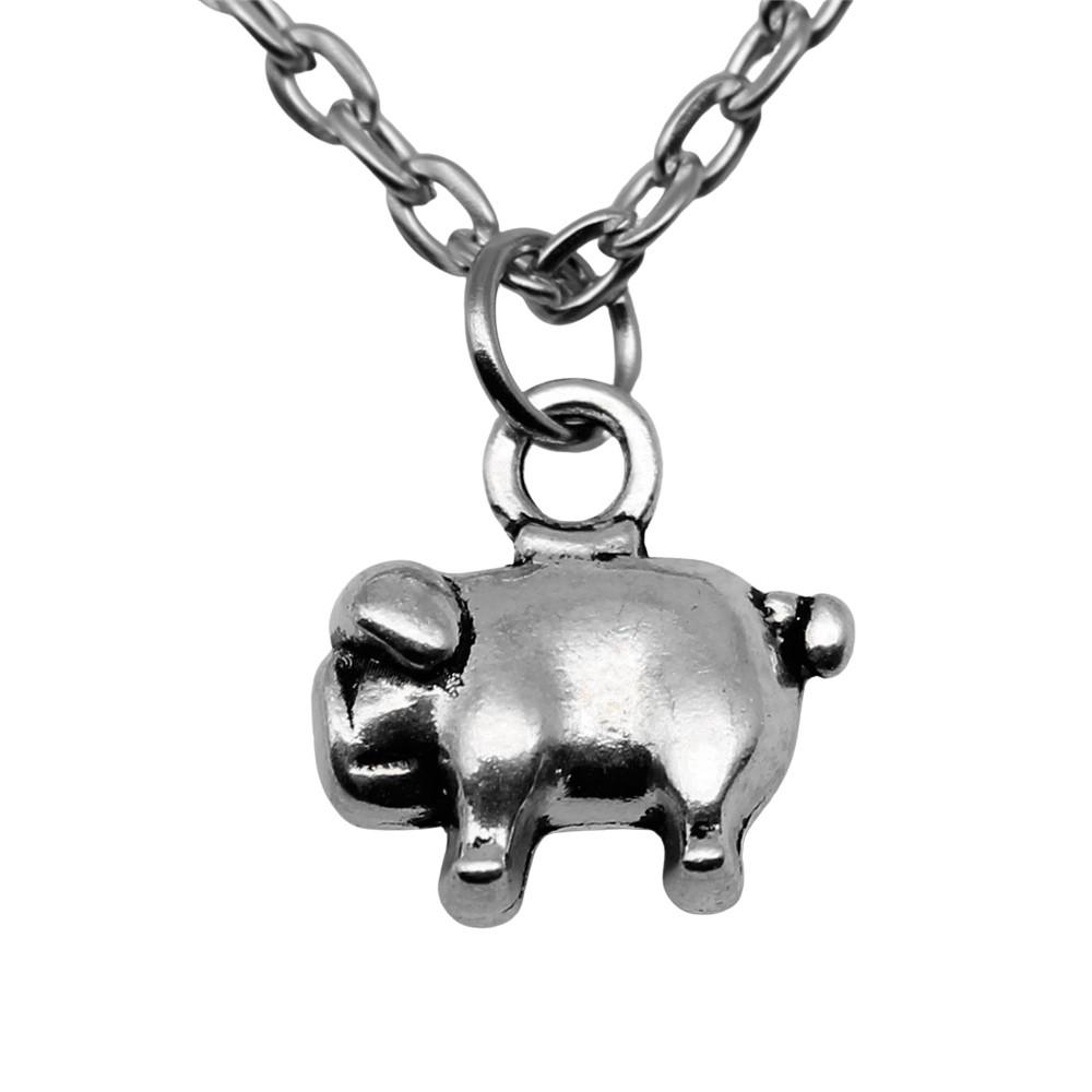 Cat Charm Necklace Cute Animal Pendant For Lovers Minimalist Pet Jewelry Gift 43cm Chain