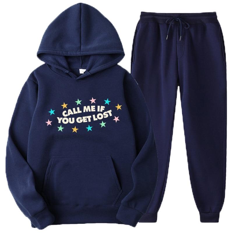 

Позвоните мне, если вы потерялись с принтом алфавита, мужской и женский спортивный костюм, повседневная толстовка с капюшоном и брюки, комплекты из 2 предметов, модная мужская одежда большого размера XXL
