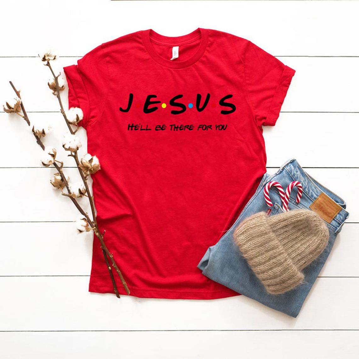 

Jesus Hell Be There for You T Shirt Friends Tv Shows T Shirts Women Christian Graphic T Shirts Easter Clothes Religious Tops S