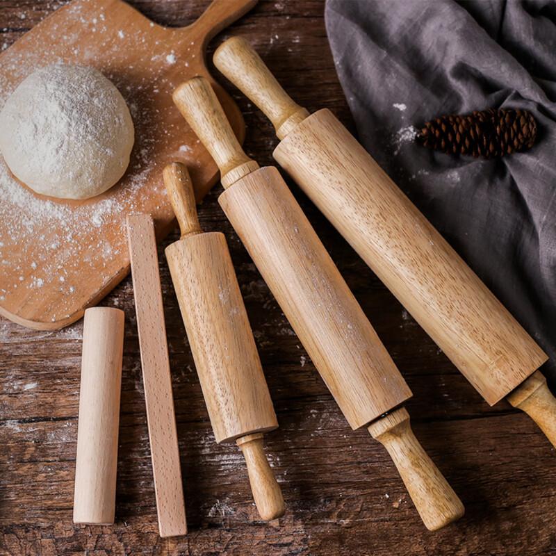 LONSAN Rubberwood Rolling Pin