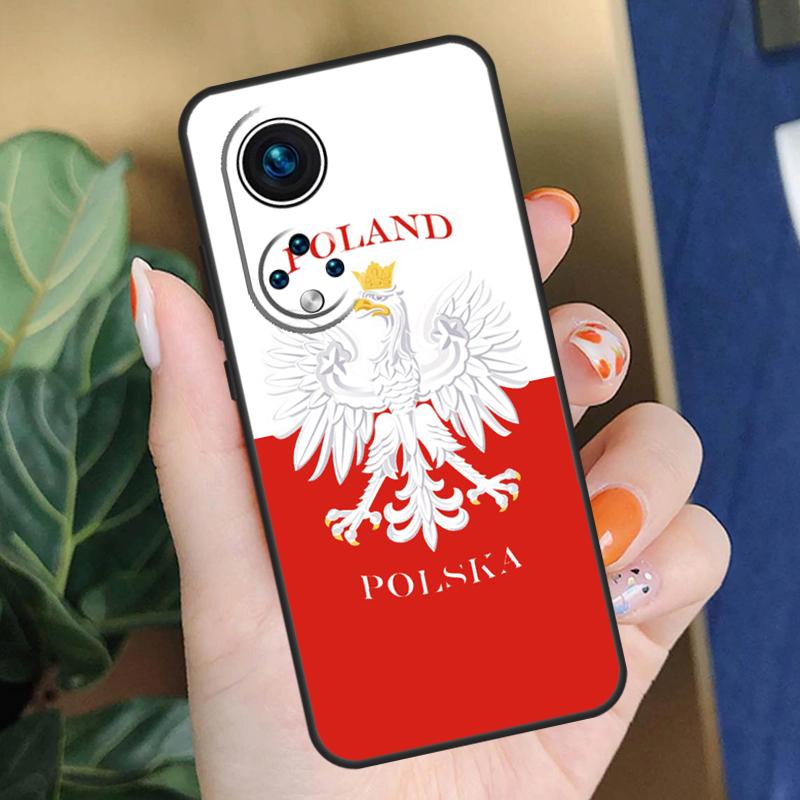 Poland Polish Flag Case For Honor Magic 7 5 6 Pro 200 Lite Honor X8b X9c X9b X9a X8a X8 X9 50 70 90 Lite Cover