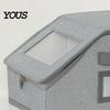 Hat Storage Case Baseball Cap Organizer, Stackable Box, with Clear Window Organizer Lid Durable Design, Container for Caps Snaps Trucker Hats