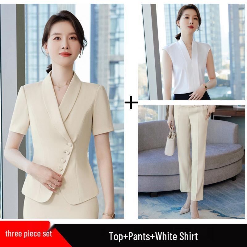 Women's Summer Salon & Office Professional Suit Set