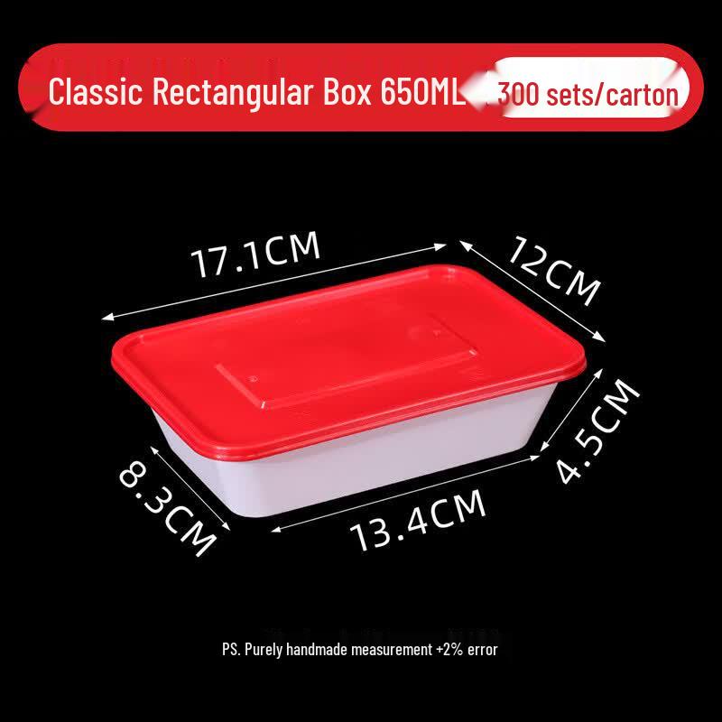 Disposable PP Plastic Food Container with Lid