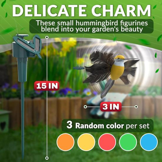 Paletti solari da giardino a forma di libellula svolazzante, libellula mobile volante, paletto decorativo impermeabile per giardino di casa, vialetto, paesaggio