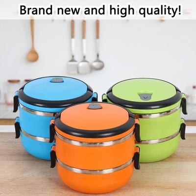 Portable Kitchen Storage Trave Hot Food Flask Vacuum Lunch Box Warmer Food Container