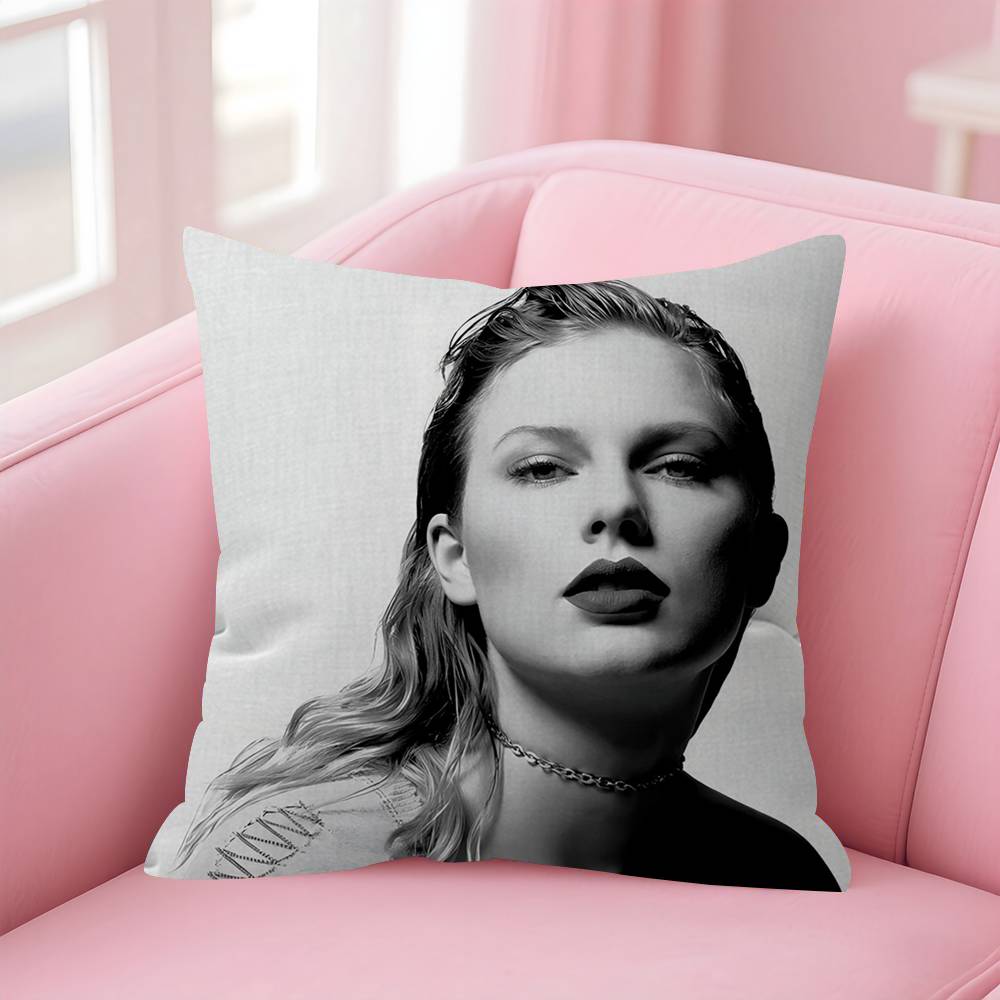 T-Taylors Swifts Personalized Picture Text Home Decorative Pillows Household Gifts 45X45Cm
