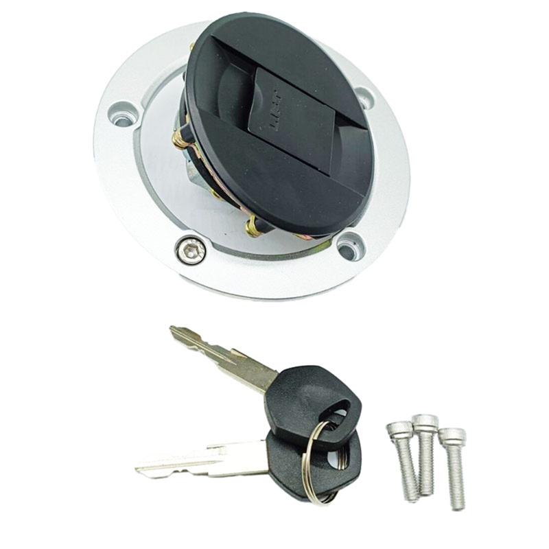 Fuel Gas Tank Cap Cover With Key For Suzuki GSX650 2008-2011, GSF650 Bandit 650 2005-2012, GSXR600 04-15, GSXR1000 03-15