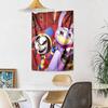 Digital Circus Wall Decor Tapestry Art For Pet Memorial Birthdaywedding Party Backdrop Family Gift