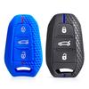 Silikon Fernbedienung Auto Schlüsselhülle Schlüsselanhänger Schlüsseletui Für Citroen C3 C4 C5 Für Peugeot 207 208 3008 206 308 508 2008 407 5008 301