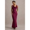 New Elegant Satin Mermaid Bodycon Backless Sexy Evening Prom Dress for Women, Cross-Border Cocktail Party Gown