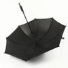 Premium Long Handle Parasol Windproof Solid Color Black Glue Sun Umbrella Elegant Sun Shade for Business Commute Driving Golf