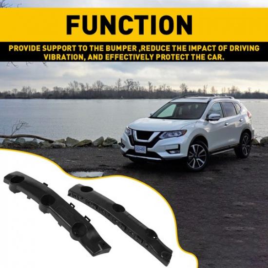 For 2014 2015- Nissan Rogue Front Bumper Left Brackets Retainers Right 2pc