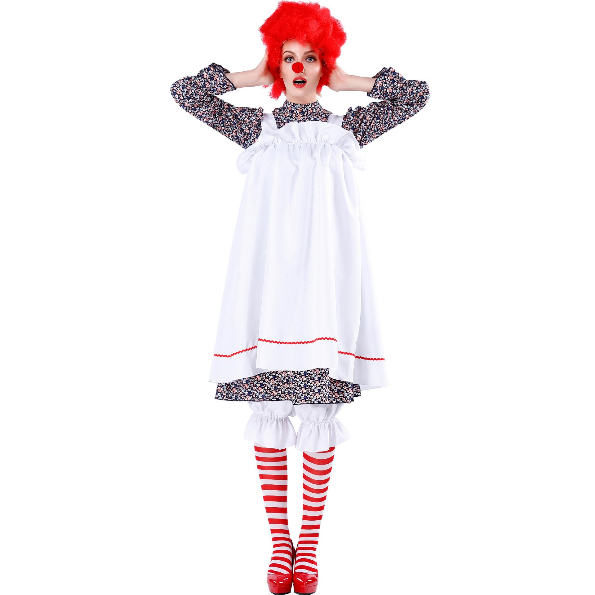 

M-XL Хэллоуин сумасшедший клоун костюм История игрушек цирковой уродливый костюм косплей сценический костюм M