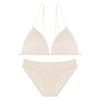 French Sexy Underwear, Thin Ultra-thin Shoulder Straps, Front Buckle, Beautiful Back Underwear, Women's Triangle Cup, No Steel Ring Bra Set.