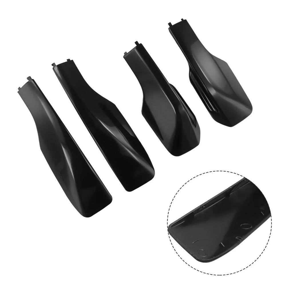 Upgrade Your For Toyota For RAV4 XA20 with Black Roof Rack Cover Rail End Shell Replacement Stable Performance