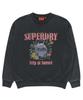 Syupeodeulai W Floral Memory Sweatshirt Dark Gray
