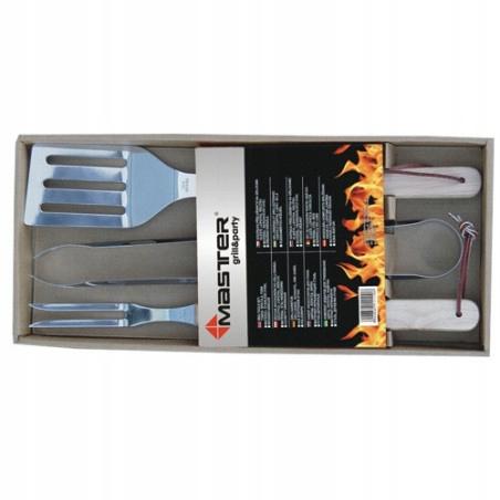 Set of Accessories and Grilling Utensils, Steel, 3 Pcs.