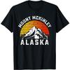 Mount McKinley Denali Mountain Alaska Retro T-Shirt