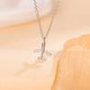 Fashion Exquisite Airplane 925 Sterling Silver Plane Clavicle Chain Necklaces