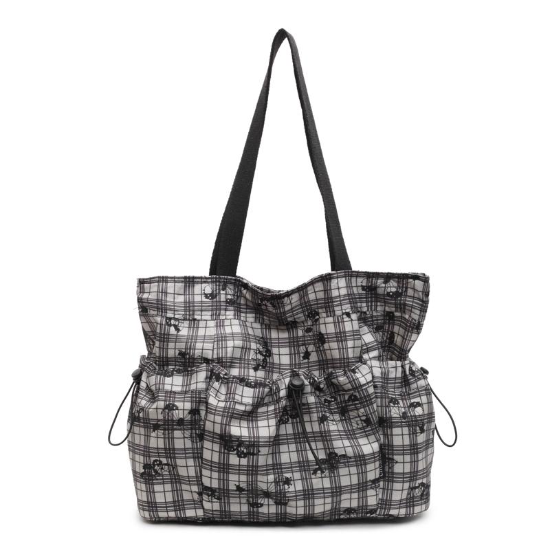 Floral Print Bag Women's Shoulder Bag Large Capacity Tote Bag Commuter Crossbody Bag