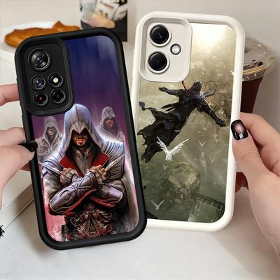 Coque de téléphone pour Xiaomi Redmi Note 15 14 13 Pro Plus A-Assassins Game Creed Shell 12S 11 11S 11T 5G 14S Silicone Souple Funda
