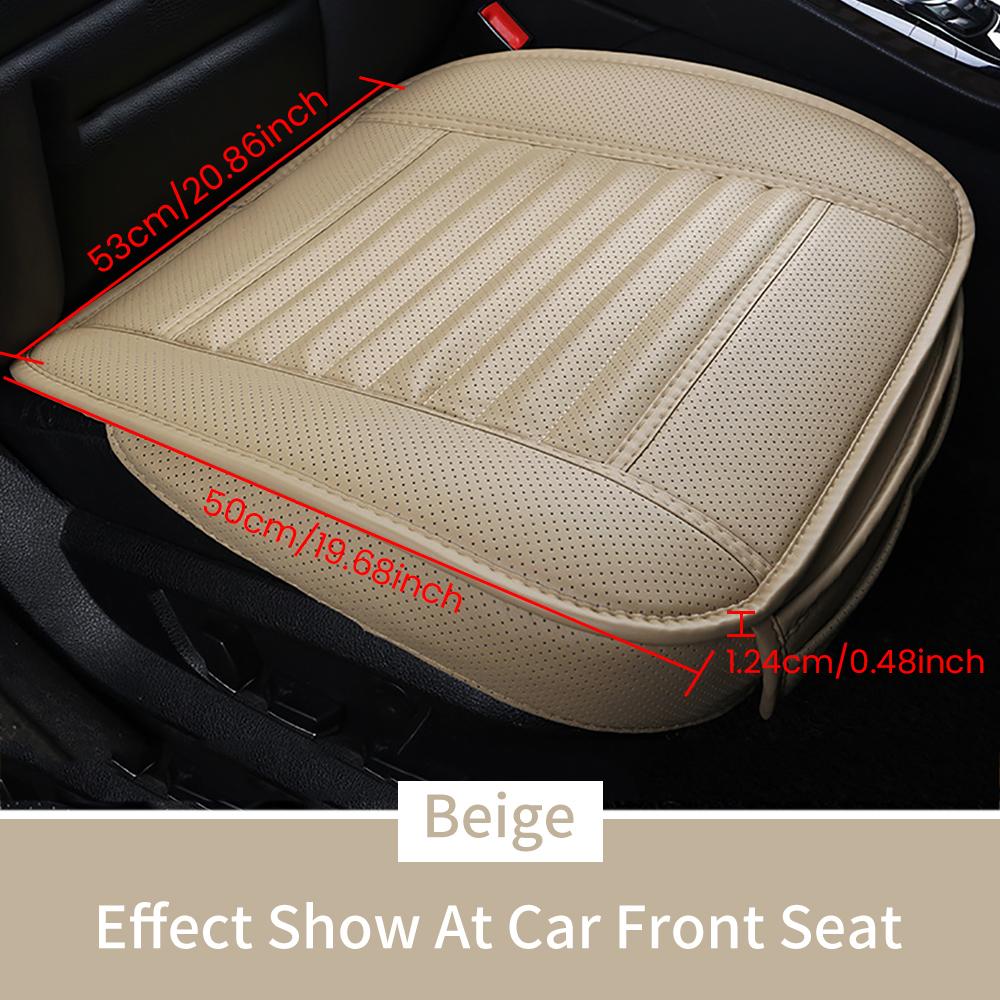 Universal Car Seat Cover Breathable PU Leather Pad Mat For Auto Chair Cushion Car Front Seat Cover Four Seasons Anti Slip Mat