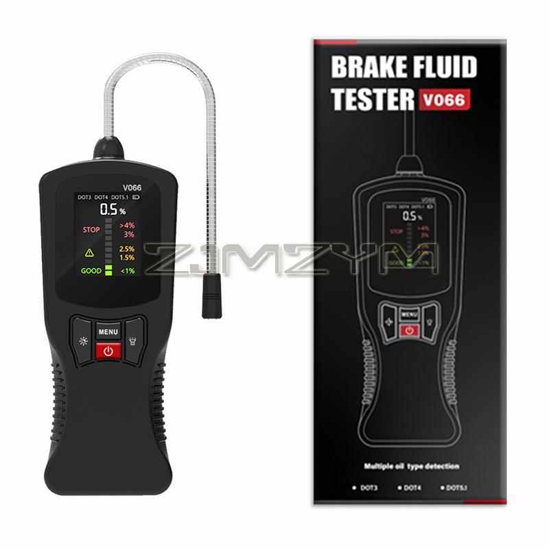 Brake Fluid Tester Moisture Content Diagnostic Tool Oil Detection High Precision DOT3 DOT4 DOT5.1 Car Motorcycle Truck Bicycle