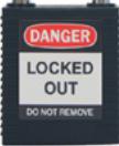 BREED Factory Supply Nylon Shackle G11 Safety Padlock KA