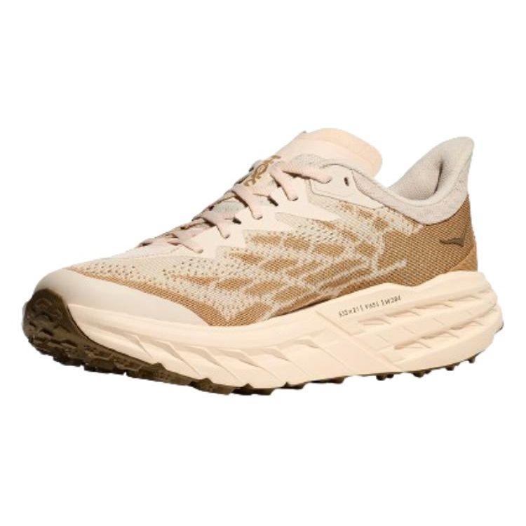 HOKA Speedgoat 5 Vanilla Wheat Men Sneakers Cream 1123157-VLW