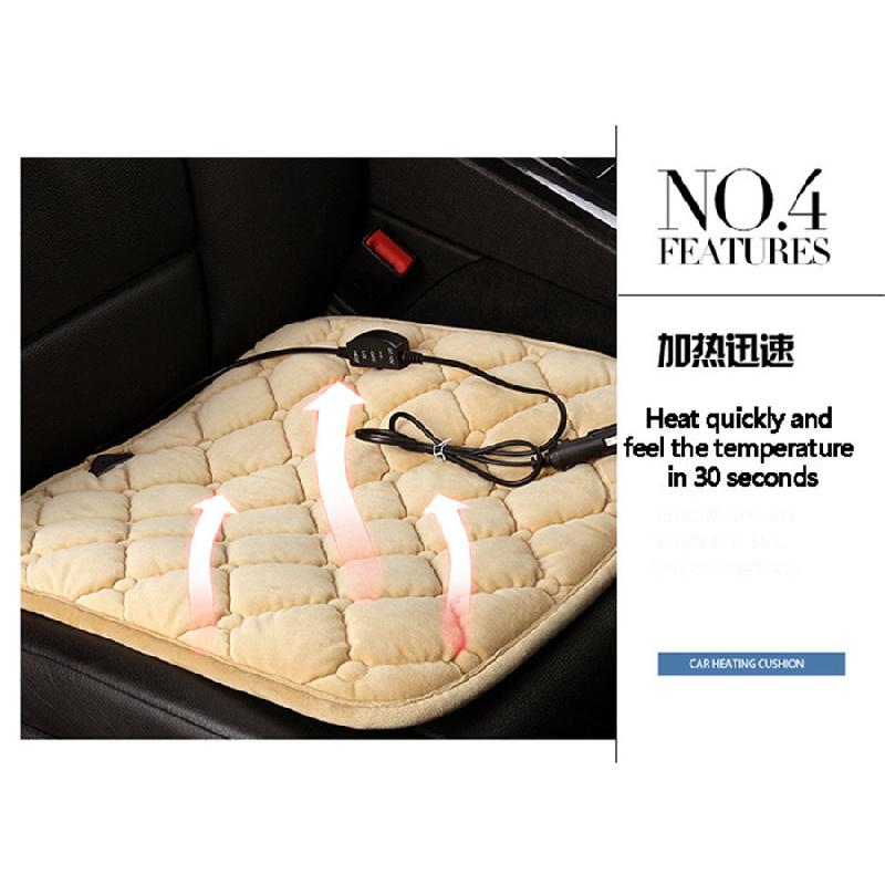 Universal New Carbon Fiber Heating Car Seat Heater Car Seat Heater Car Seat 12V Warm Winter Electric Heating Pad Cushion