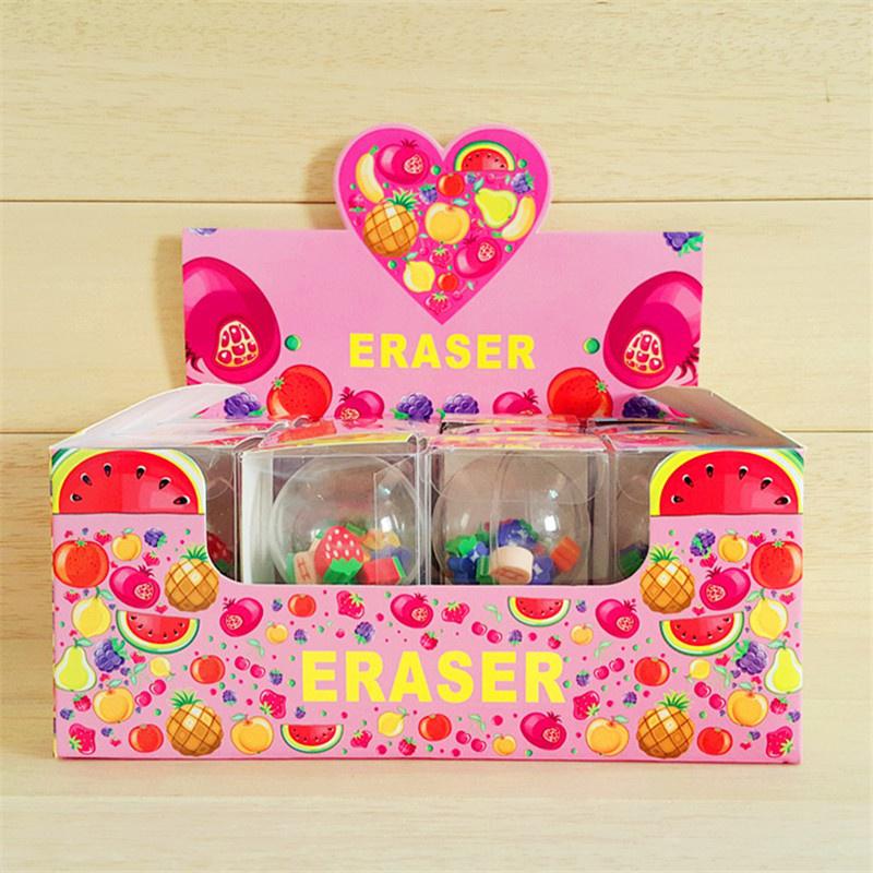 Büro Schüler Schule Kinder Radiergummi Cartoon Süßigkeiten Box Form Radierer
